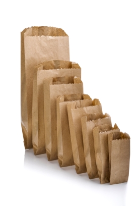 Imagen producto Bolsas de Papel Kraft Fondo V 1
