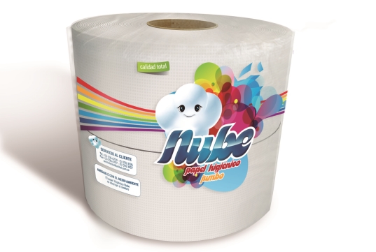 Imagen producto Papel Higienico Nube  Jumbo Blanco de  250 mt Doble Hoja  x 2 rollos 1