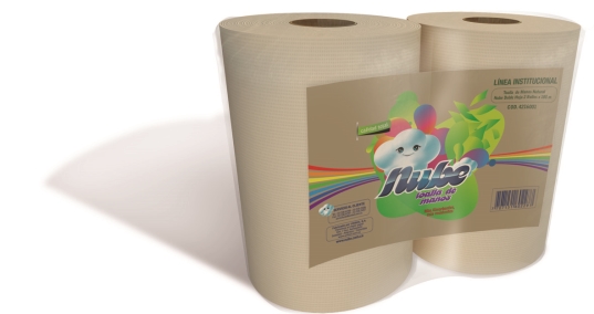 Imagen producto Toalla de Mano Nube en rollo Natural x 150 mt Doble Hoja x 2 rollos 1