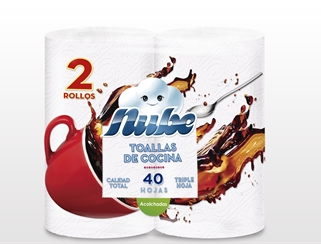 Producto Toalla de Cocina Nube TH x 80 x 2 rollos Unibol