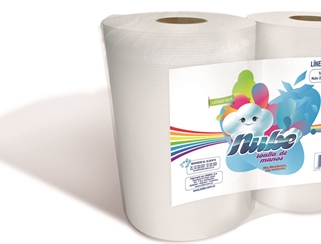 Producto Toalla de Mano Nube en rollo Blanca x 150 mt Doble Hoja x 2 rollos Unibol