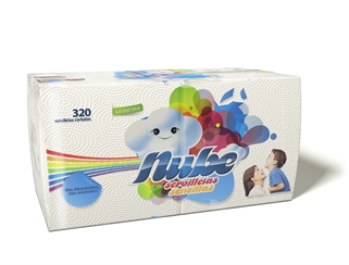 Producto Servilletas Nube Cortada Dispensada x 320 Unibol